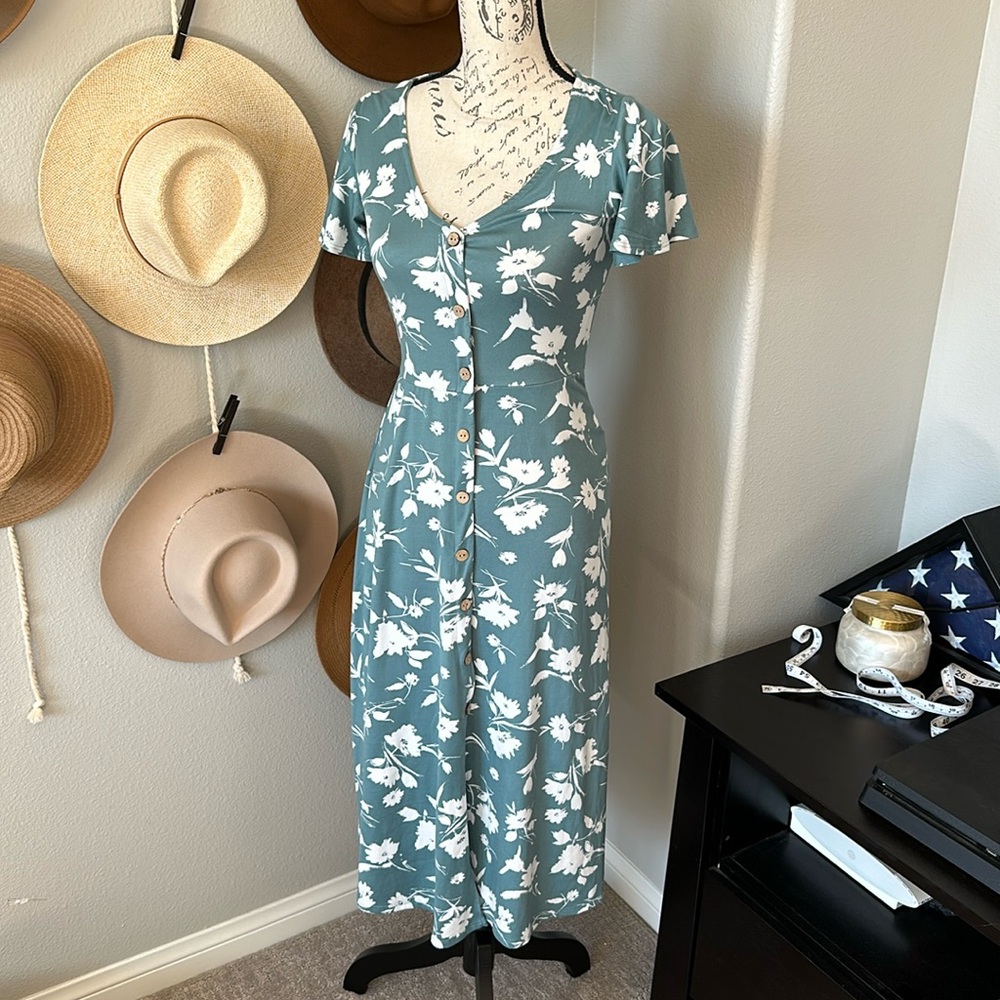 Floral Midi Dress